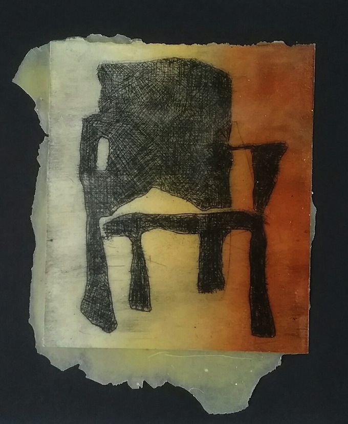 Susan-Hurrell-Fieldes-185-Chairs-Series 1 Chair Black Framed | McAtamney Gallery and Design Store | Geraldine NZ