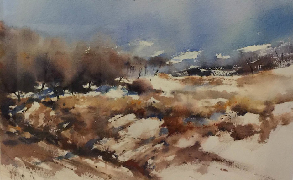 Bernadette-Parsons| Dansy Pass | Watercolour | McAtamney Gallery and Design Store | Geraldine N