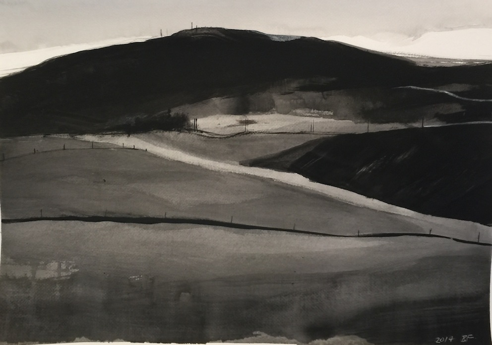 Brent-Forbes|Foothills. | Works on Paper  | McAtamney Gallery and Design Store | Geraldine NZ