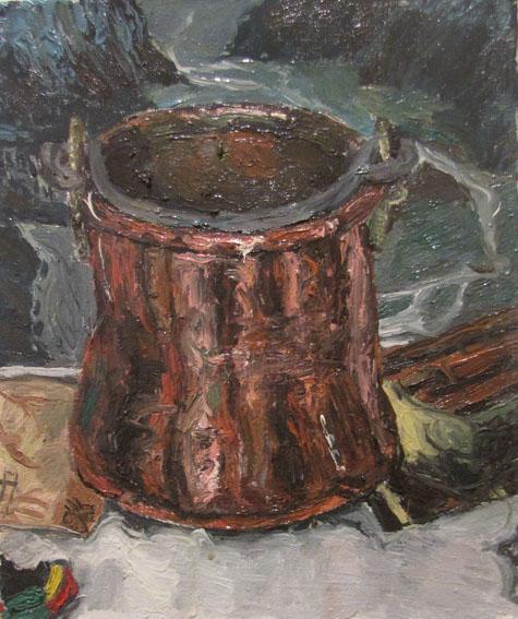 Susan Wilson  | Urn with Wanaka Headwaters | McAtamney Gallery Geraldine